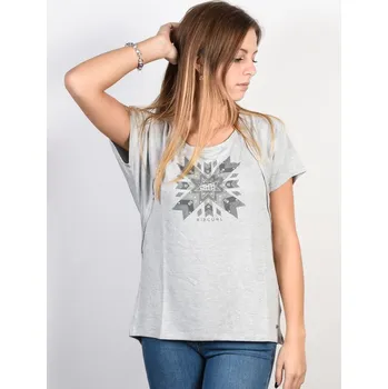 Dámské tričko Rip Curl Padlei Cement Marle