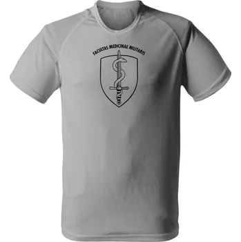 Pánské tričko Funkční tričko FACULTAS MEDICINAE MILITARIS - světle šedá