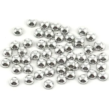 hot-fix perla barva SA301 stříbrná, velikost 4mm, balení 100 nebo 500ks barva: hot-fix perla barva SA301 stříbrná, velikost: velikost 4mm, prodejní balení: balení 100ks