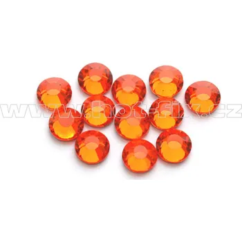 celobroušené hot-fix kameny Premium barva 104 Orange /oranžová, velikost SS16, balení 144ks, 720ks nebo 1440ks barva: barva CBP 104 Orange, velikost: velikost SS16, prodejní balení: balení 144ks /1grs