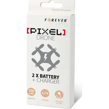 RC náhradní díl Recenze Forever Pixel náhradní baterie 150 mAh 2 ks