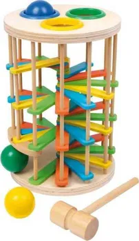 Dřevěná hračka Herold Zatloukačka dřevěná věž