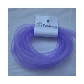 Dětské navlékací korálky Síťka na korálky (modistická dutinka) 8mm 2,5m sv.fialová