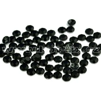 hot-fix kovové kameny OCTAGONY barva černá mat, velikost 5mm, balení 144, 720 nebo 1440ks barva: octagon barva SA244 černá mat, velikost: velikost 5mm, prodejní balení: balení 144ks /1grs