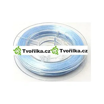 Pružná gumička průměr 0.8 mm, návin 10 m, modrá