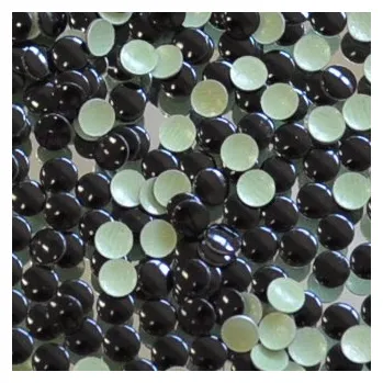 kovové hot-fix kameny barva 30 černá velikost 5mm, balení 100 nebo 500ks barva: hot-fix kovový barva 30 černá, velikost: velikost 5mm, prodejní balení: balení 100ks