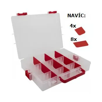 Sběratelská karetní hra Ideal box červená 21 přepážek