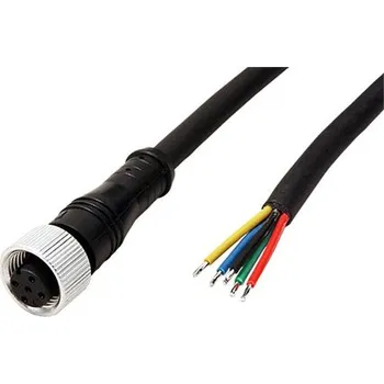 Datový kabel Silverline kabel M12 5pin (F) - bez koncovky, kód A, 1m, PUR (2551) - 11.50.3701