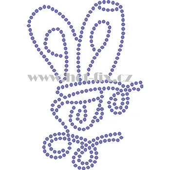 C139 - baletní špičky nažehlovací aplikace na textil z hot-fix kamenů, rozměry cca 10,0x14,5cm barva: kameny barva 101 Crystal /stříbrná