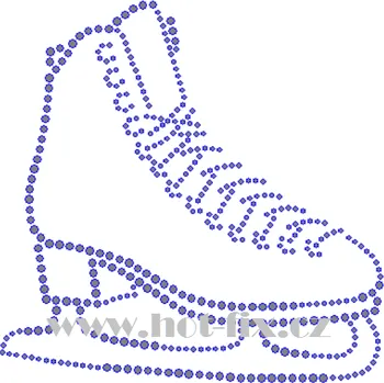 C141 - brusle nažehlovací aplikace na textil z hot-fix kamenů, rozměry cca 13,5x13,4cm barva: kameny barva 101 Crystal /stříbrná