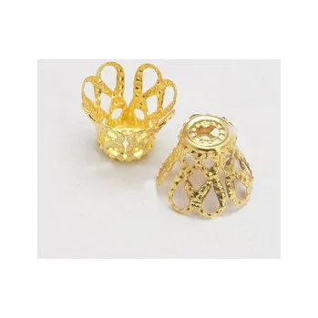 Materiál na výrobu šperku Kaplíky 6x5mm KZ03 (20ks)