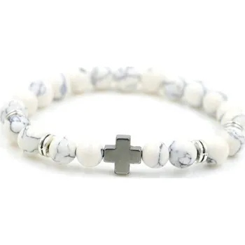 Náramek Amparo Miranda® Náramek Silver Cross Magnezit MA554