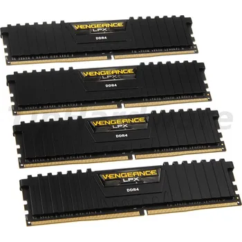 Operační paměť Corsair Vengeance LPX 32 GB (4x 8 GB) DDR4 2666 MHz (CMK32GX4M4A2666C16)