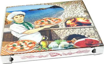Jídlonosič Wimex krabice na pizzu 40 x 40 x 4 cm