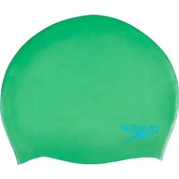 Plavecká čepice Plavecká čepice Speedo Plain Moulded Silicone Junior zelená