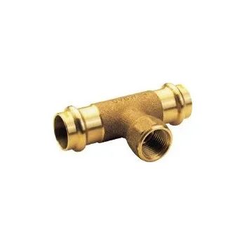 rozdělovač topení Cu lisovací T-kus 28x1/2"x28 vnitřní závit PLYN 4130