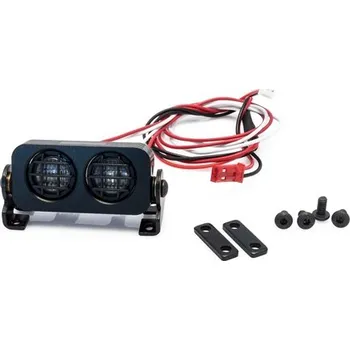 RC model auta Hliníková světlená rampa, kulaté reflektory - 54mm