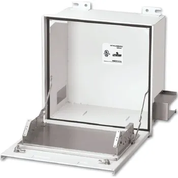 Racková skříň Z1000-PC2 Zónový rozvaděč do stropního podhledu 60x60cm (2´x2´), max 5RU, bílý