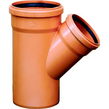 Kanalizační potrubí KG odbočka 160/160/45° KGEA