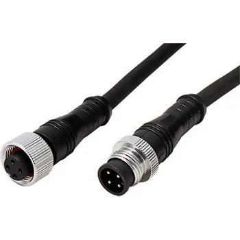 Datový kabel Silverline prodlužovací kabel M12 4pin (M) - 4pin (F), kód A, 1m, PUR (2548) - 11.50.3600