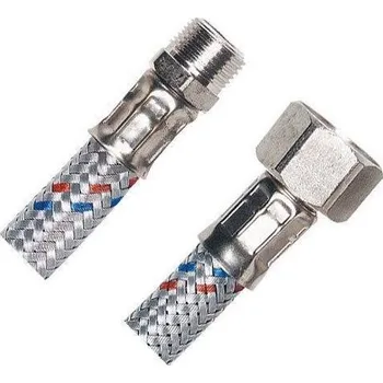 Vodovodní potrubí Flexi hadice nerezová 3/8"x3/8" 60 cm č.1 vnitřní/vnější