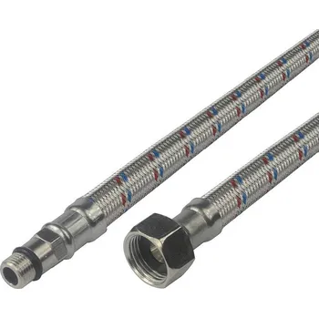 Vodovodní potrubí Flexi hadice nerezová M10x3/8" 60 cm k baterii