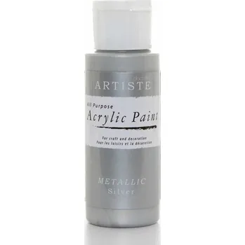Výtvarná barva DP Craft Barva acrylová DO Metallic silver