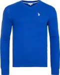 U.S. Polo ASSN. Svetr V-Neck Royal