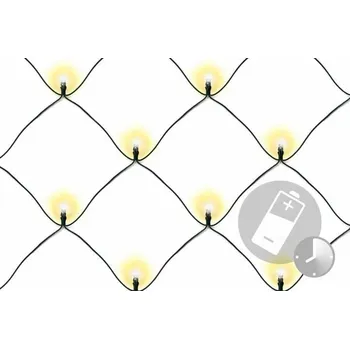 Vánoční osvětlení Nexos Trading 39402 2 x 2 m 160 LED teplá bílá