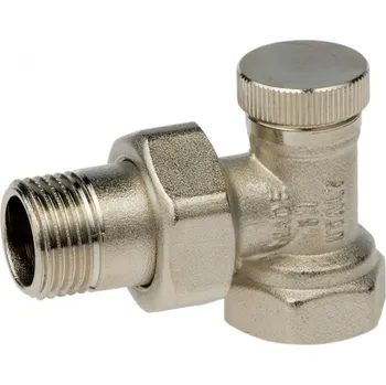 rozdělovač topení Šroubení topenářské uzavíratelné 1/2" rohové