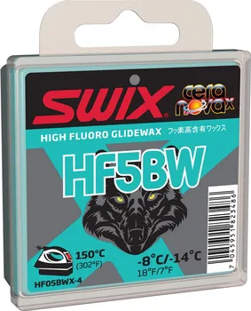 Lyžařský vosk SWIX HF05BWX -8 °C/-14 °C tyrkysový 40 g