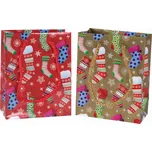 Dárková taška malá "X-MASS" 11x6x14/2dr.