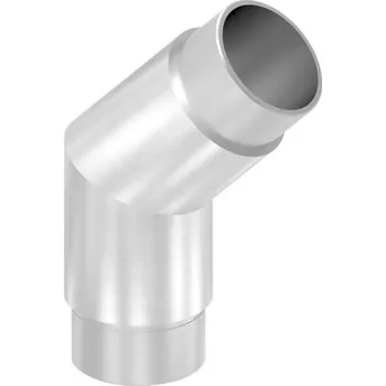 Zábradlí Feldmann Nerezová spojka madla zábradlí pr.33,7 mm 56151-320 lomená 45°, AISI 304 brus
