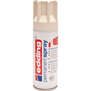 Permanentní sprej Edding 5200 Barva: Krémová bílá mat
