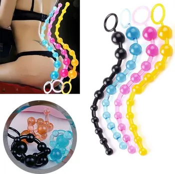 Stimulační anální a vaginální kuličky X10 - černé