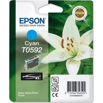 Originální inkoust Epson T0592 (C13T05924010), azurový