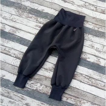 Dívčí kalhoty Yháček Softshellové kalhoty Yháček, zimní, šedá/šedá Velikost: 80