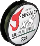 Daiwa J-Braid Dark zelená 300 m