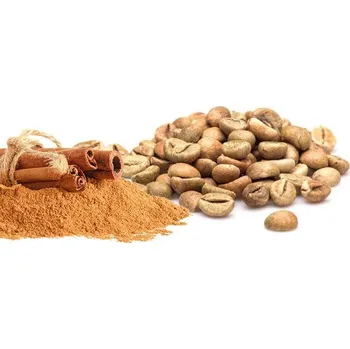 Káva Zelená káva Super štíhlá linie - skořice, pouze mletá, 100g