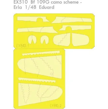 Modelářství Eduard 1/48 Bf 109G camo scheme - Erla (EDUARD)