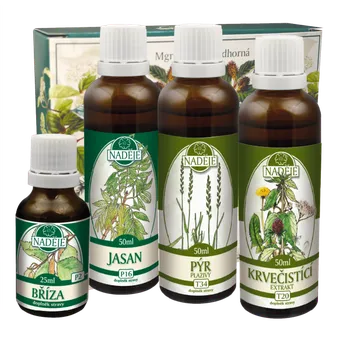 Přírodní produkt Naděje Doplněk z bylin jako pomoc při detoxikaci a regeneraci organismu 175 ml