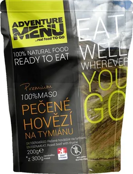 jídlo na cestu Adventure menu Maso Pečené hovězí na tymiánu 200 g