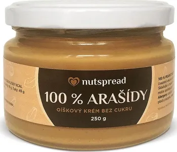 Nutspread 100% Arašídy jemné arašídy 250 g
