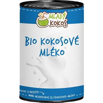 Rostlinné mléko Mladý Kokos Kokosové mléko Bio 400 ml
