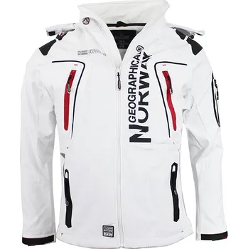 Pánská softshellová bunda Geographical Norway Techno bílá