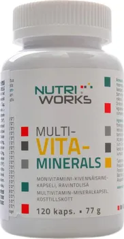 NutriWorks Multivitaminerals 120 cps.