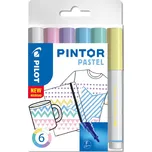 popisovač Pilot Pintor Pastel F, sada 6 ks