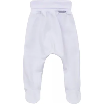 Dupačky bílé bavlněné "rostoucí" dupačky