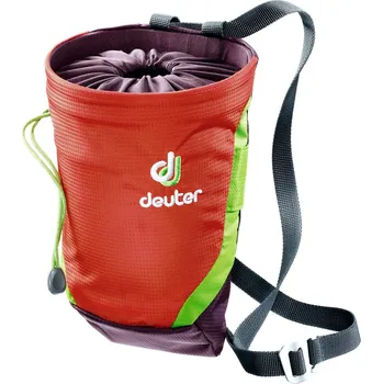 Lezecký doplněk Deuter Gravity Chalk Bag II Papaya Aubergine  L