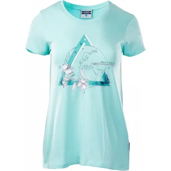 Elbrus Summit Wo's dámské tričko Barva: tanager torquoise melange, Velikost: L